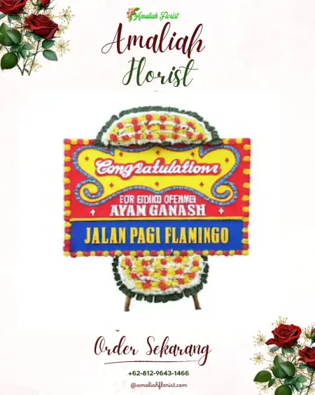 Sewa Papan Bunga Brokoh